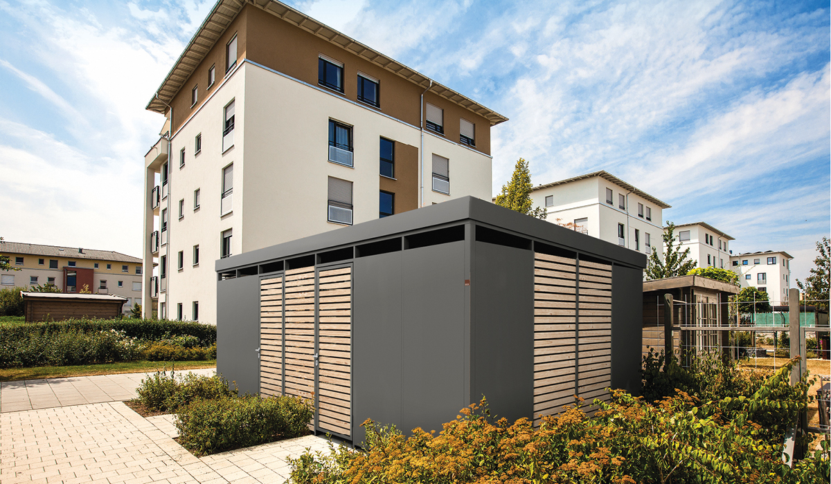 <b>Einhausung im Materialmix</b>