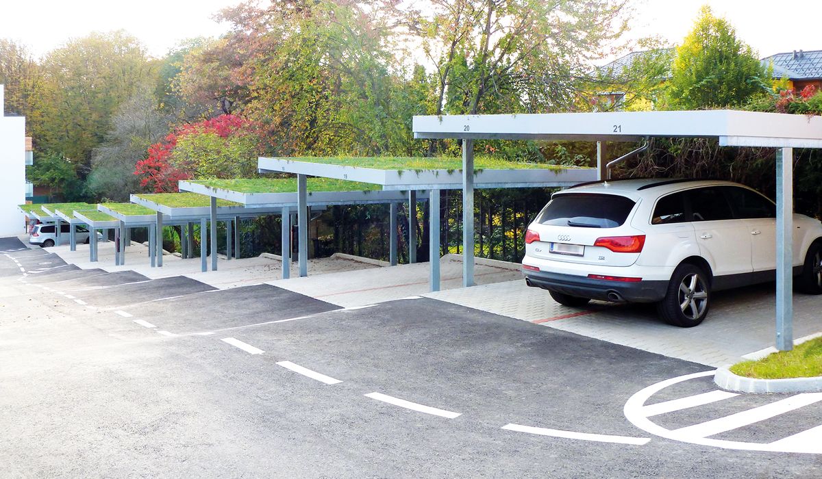 <b>Reihen-Carport ohne Füllung</b>