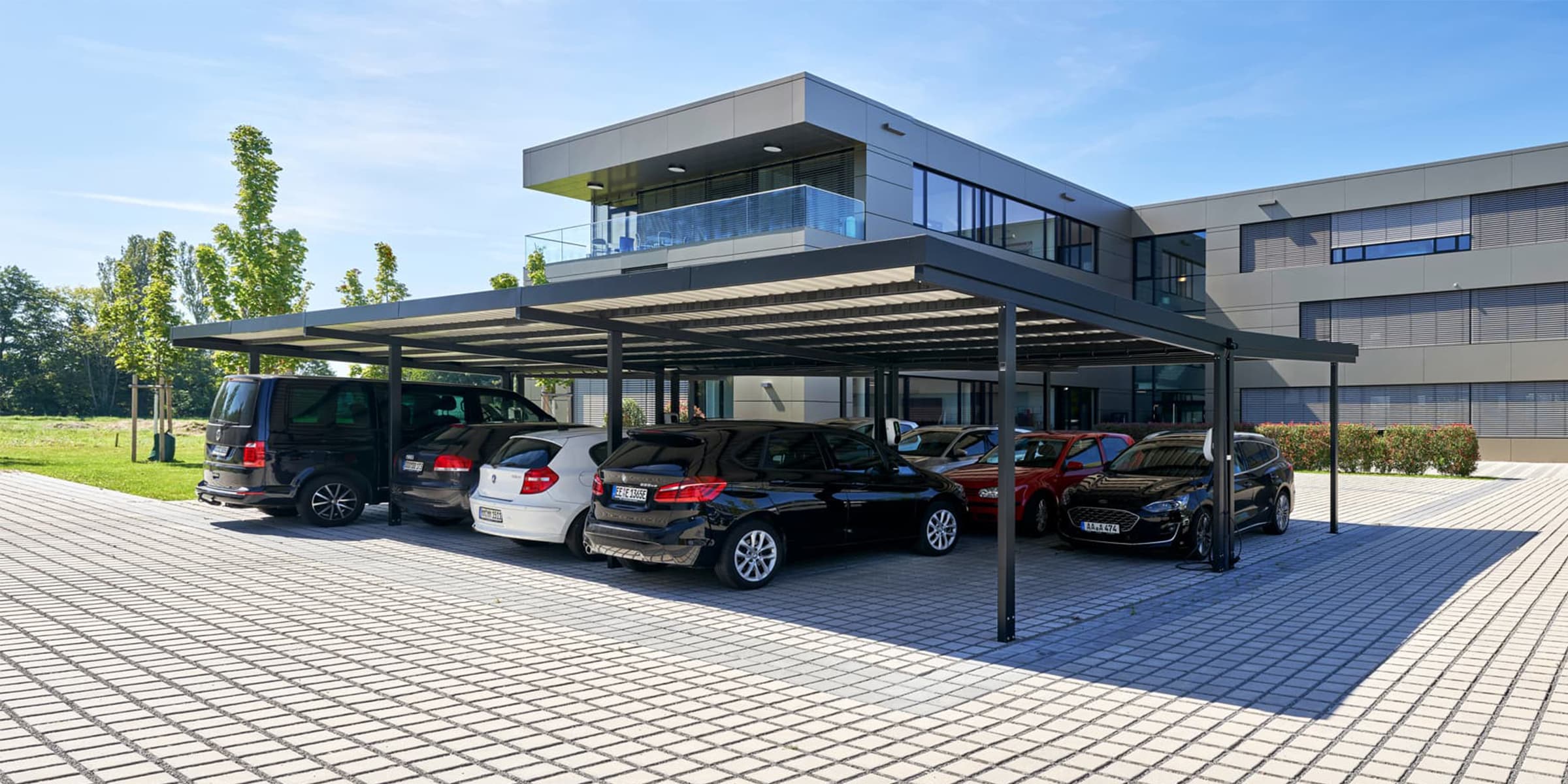 <b>Reihen-Carport ohne Füllung</b>