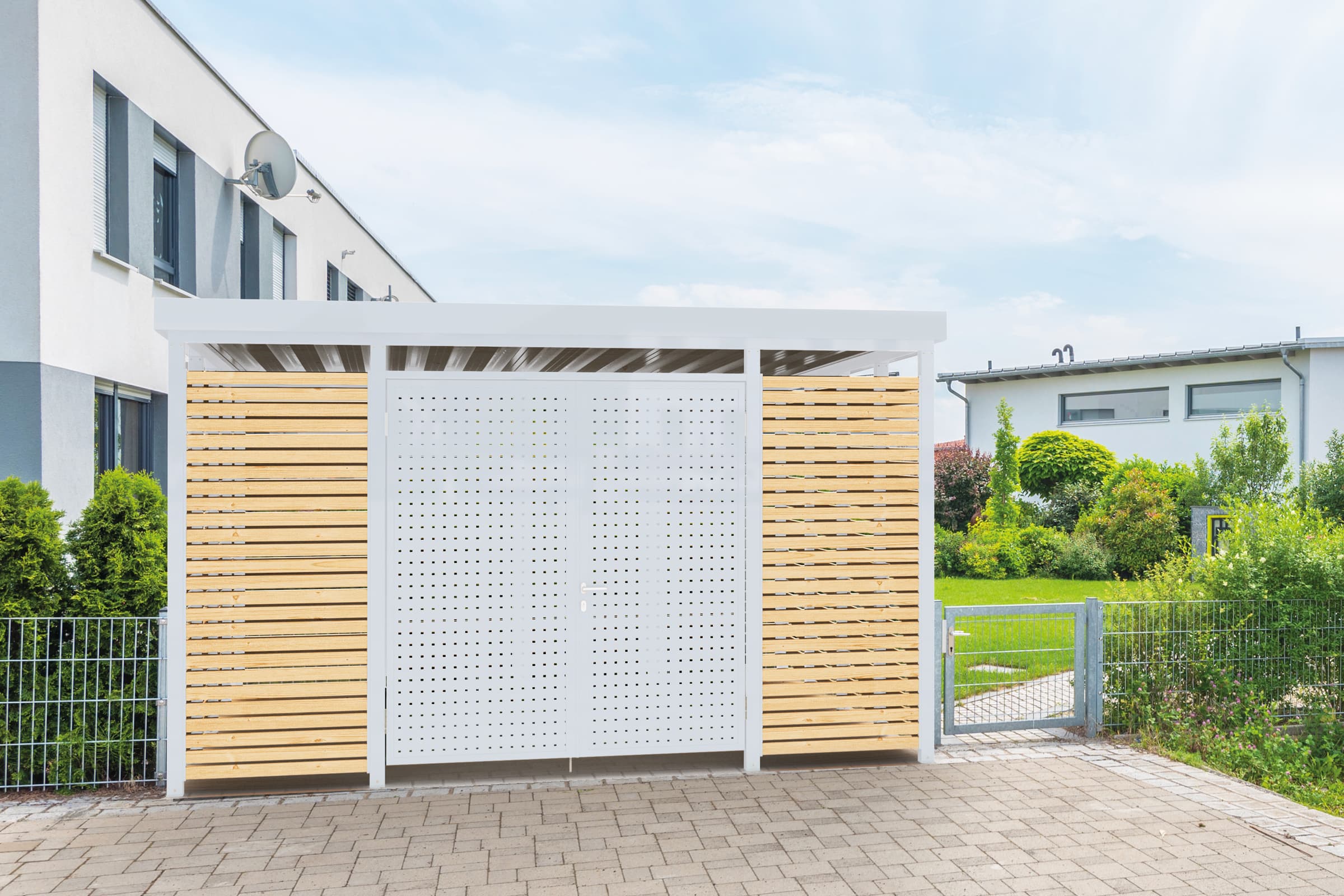 Einhausung Modul-Bauweise Holz QLB