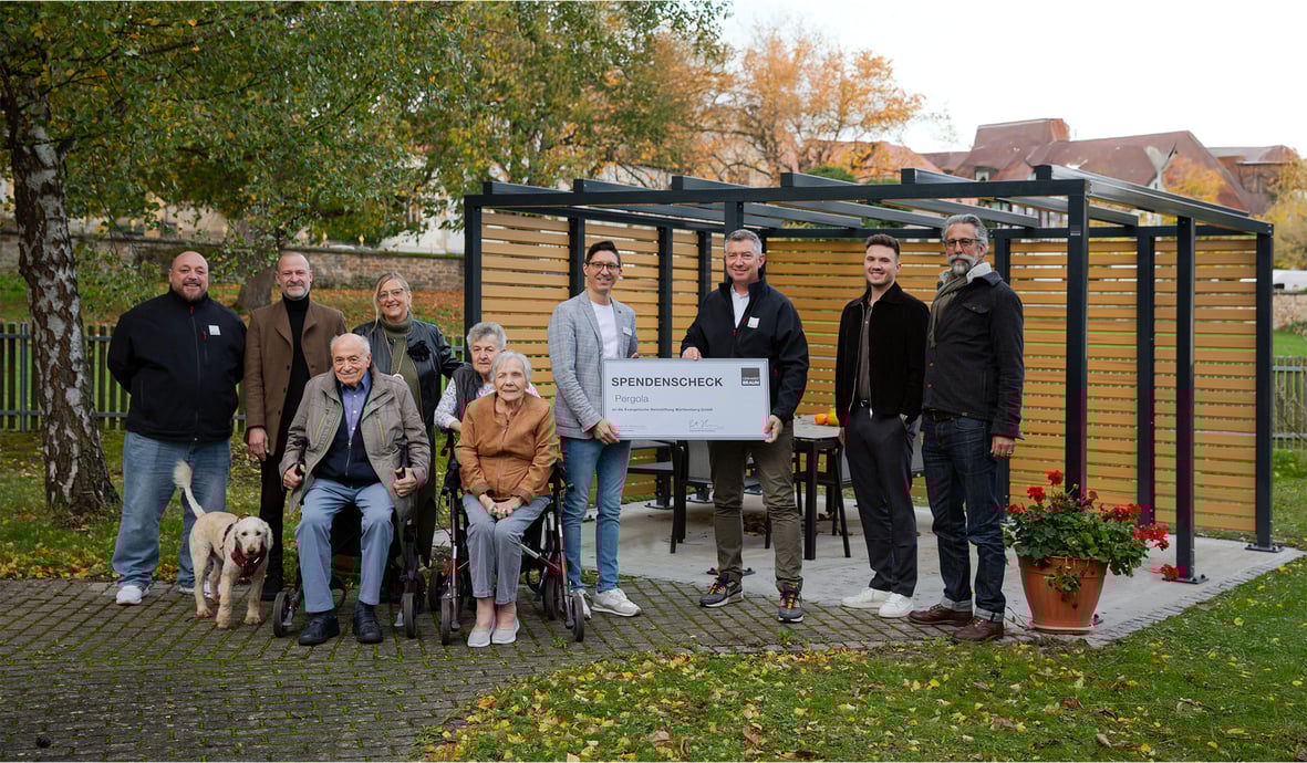 2025 Pergola für das Haus im Schlößlesgarten, Eberdingen-Hochdorf.